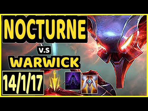 CAOS (NOCTURNE) vs WARWICK - 14/1/17 KDA JUNGLE CHALLENGER GAMEPLAY - BR