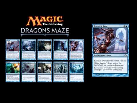 MTG Dragon's Maze Set Review Part #2 - Blue, Red (Average Drafters)