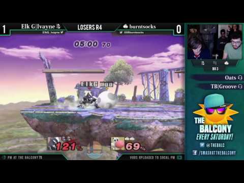 PM @ the Balcony 79 - Losers R4 ft. Elk G|Ivayne (Wolf) VS burntsocks (Yoshi)