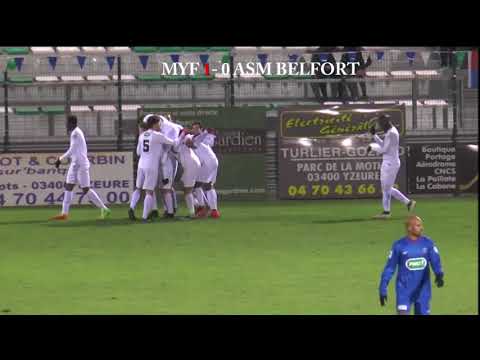 Coupe de France, 8ème tour : Moulins Yzeure Foot - ASM Belfort FC - Les buts