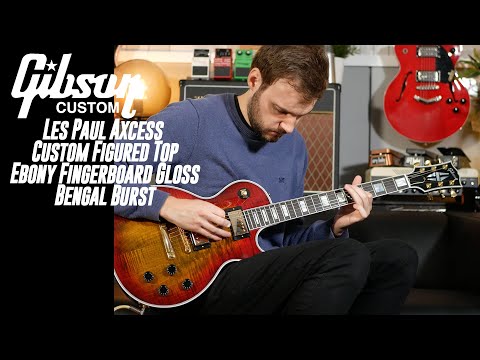 Gibson Custom Les Paul Axcess Custom Figured Top, Ebony Fingerboard, Bengal Burst