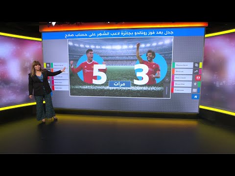 الدوري الإنجليزي يمنح رونالدو جائزة لاعب الشهر والمغردون يفضلون محمد صلاح