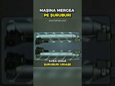 Mașina care mergea pe șuruburi #istorie