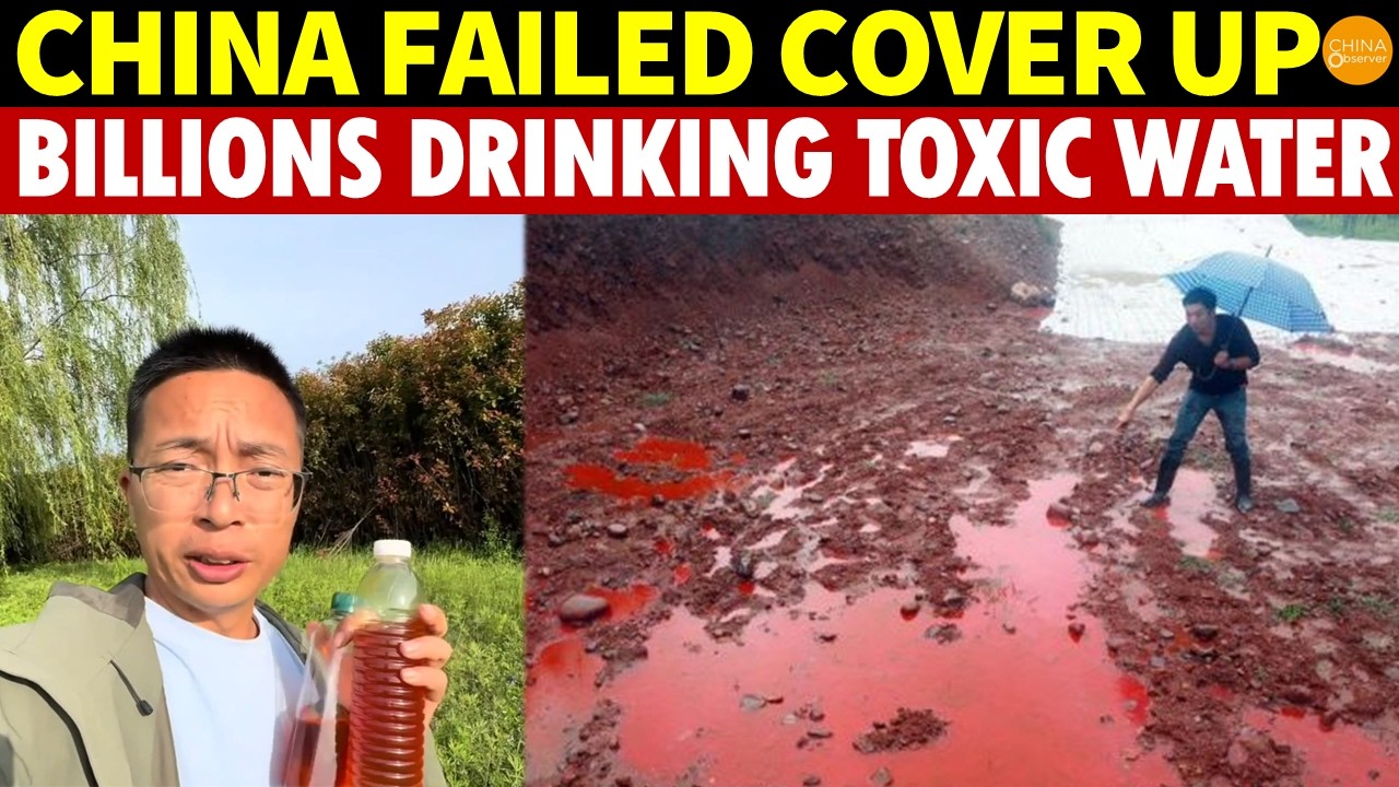 China Failed and Tried to Cover This Up: The Whole Nation Is Drinking Toxic Water