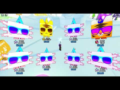 pet simulator x - opening 10 Axolotl Hype Gifts