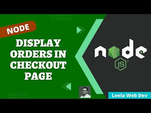 60. Display Orders in the Order Details page using Sequelize in Express Node App - NodeJS