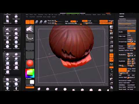 ZBRUSH 4 R2 PUMPKINS.mov