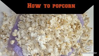 How to popcorn for business using manual popcorn machine