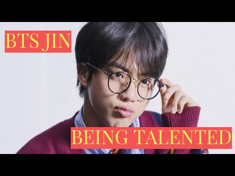 BTS JIN BEING TALENTED