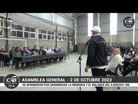ASAMBLEA GENERAL DE SOCIOS  DE #ALLBOYS - 2 de Octubre 2022