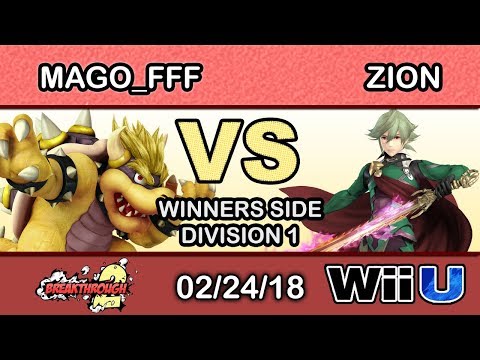 Breakthrough 2 - NSD | Mago_FFF (Bowser) Vs. Zion (Corrin) Winners Side - Smash 4