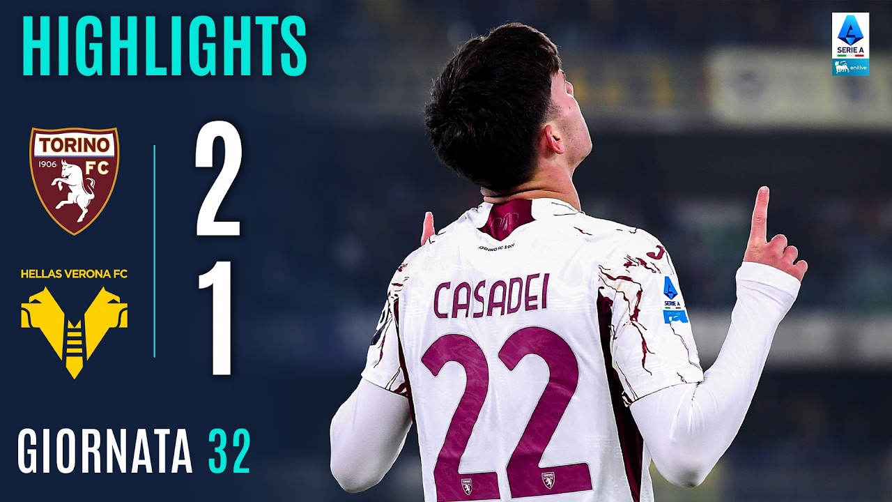CASADEI Colpisce il VERONA | TORINO-VERONA 2-1 | HIGHLIGHTS | SERIE A ENILIVE 2025/26