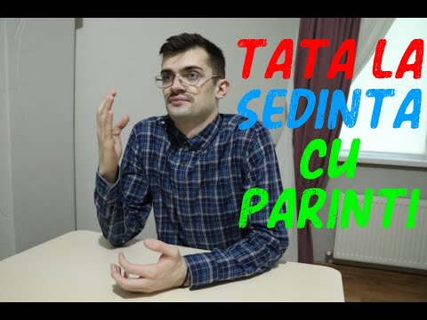 TATA LA SEDINTA CU PARINTI