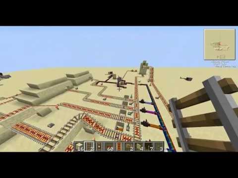 Minecraft RC+CC+RP automatischer Bahnhof [GERMAN/HD]