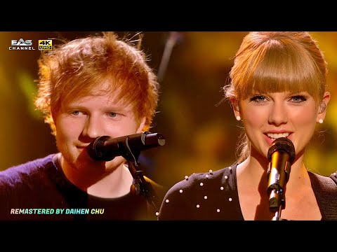 [Remastered 4K • 50fps] Everything has Changed - Taylor Swift & Ed Sheeran Britain's Got Talent 2013