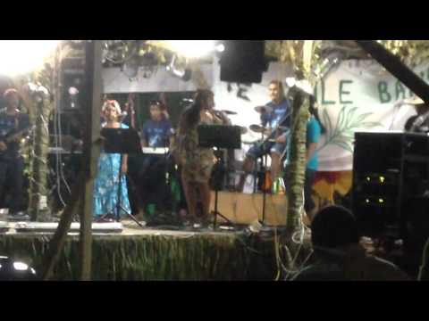 Tuvalu's Temaile Band perfoming a South African song LIVE