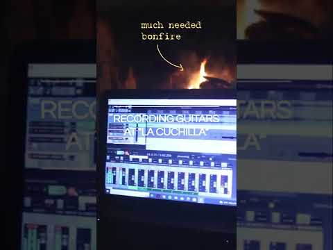 Recording at "La Cuchilla" (Right in the middle of nowhere)