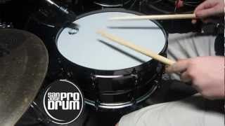 Video thumbnail for San Jose Pro Drum - Ludwig 6.5x14 Black Magic Snare Drum by SJProDrum