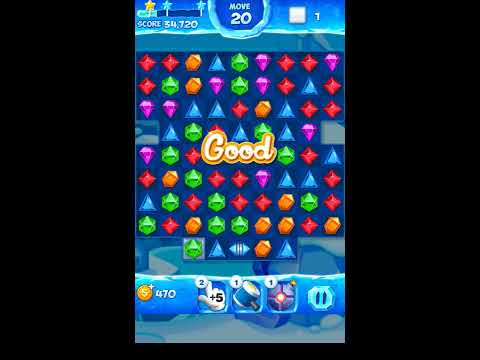 Jewel Pop Mania:Match 3 Puzzle Level 18 ( Jewel Ice Episode ) - Walkthrough ( No Booster )