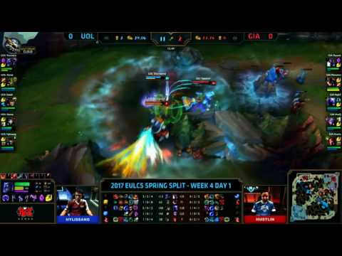 UOL VS GIA (EU LCS) GAME1 WEEK4 Highlights 2017