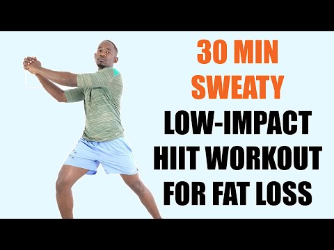 30 Minute Low-Impact HIIT Cardio Workout No Jumping for Fat Loss