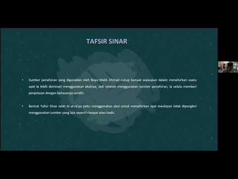 KULIAH TAFSIR QURAN INDONESIA: KAJIAN TAFSIR SINAR DAN TAFSIR AT-TANWIR