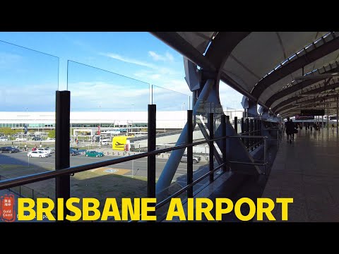 [4k] Explore o Aeroporto de Brisbane Quinta-feira, 23 de novembro de 2023 | Brisbane | QLD | Austrália