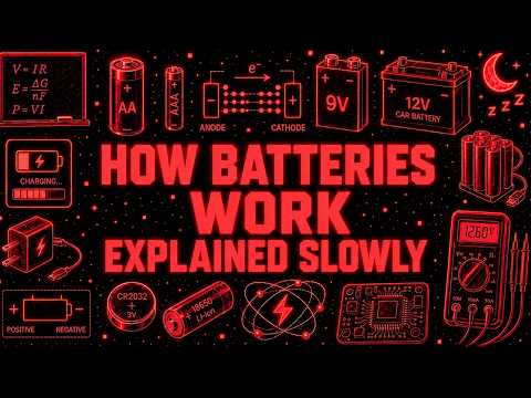 Literally Everything About How Batteries Work Explained Slowly (For Sleep)