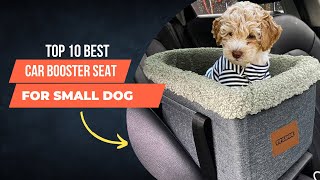 Top 10 Best Car Booster Seat for Small Dog