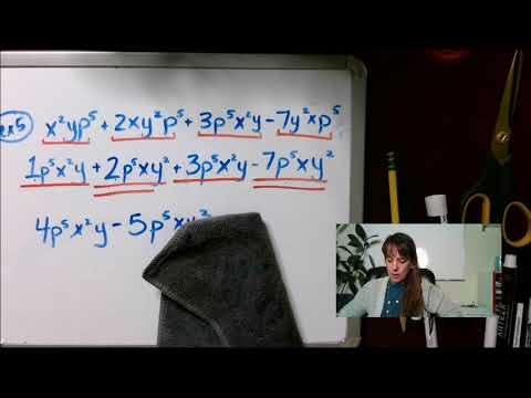21 Saxon Algebra 1, Lesson 021, Product Rule for Exponents, Addition of Like Terms with Exponents