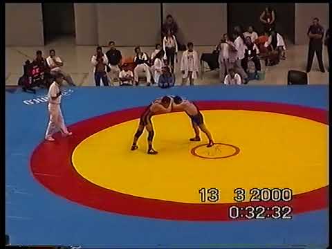 63 kg. Michele Liuzi (ITA) vs David Pogosyan (GEO), Olympic Qualification Tournm Mexico 2000