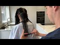 One Length Haircut Tutorial Lockdown 2020
