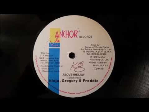 Ninjaman , Freddie McGregor and Gregory Isaacs -  Above The Law - Anchor 12" w/ Version