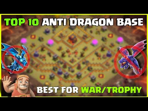TOP 10|TH10 ANTI DRAGON BASE|TH10 WAR/TROPHY BASE LINKS|TOWN HALL 10 BASE LINKS|COC