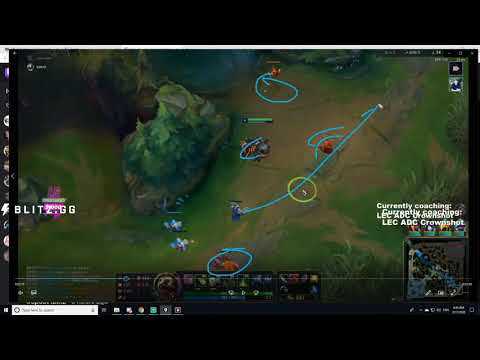 [LS Coaching] EUW Challanger Bot Kog'Maw (SK Crownshot) (pt. 2: vod review) - Feat. freezing