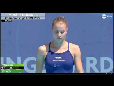 Daphne WILS l Michelle HEIMBERG 1M spingboard l Championships ROME 2022