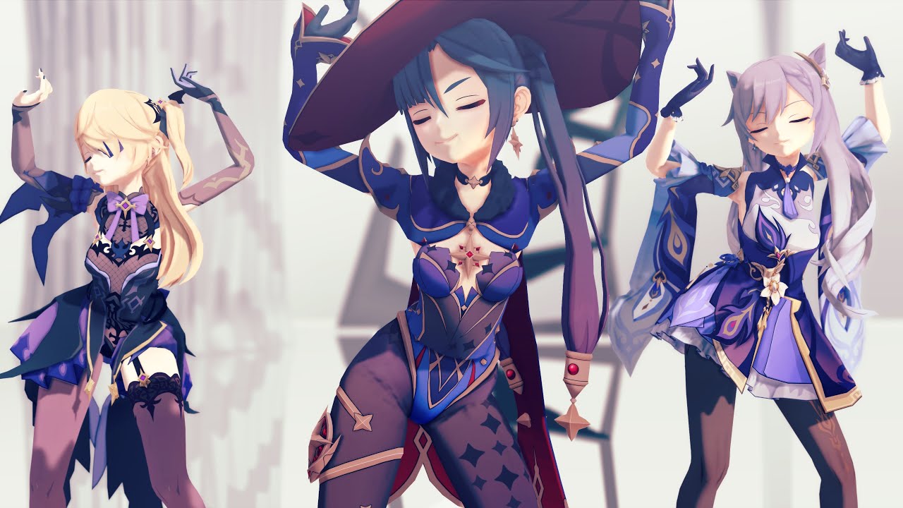 【原神MMD】Crab Rave【4K 60fps】