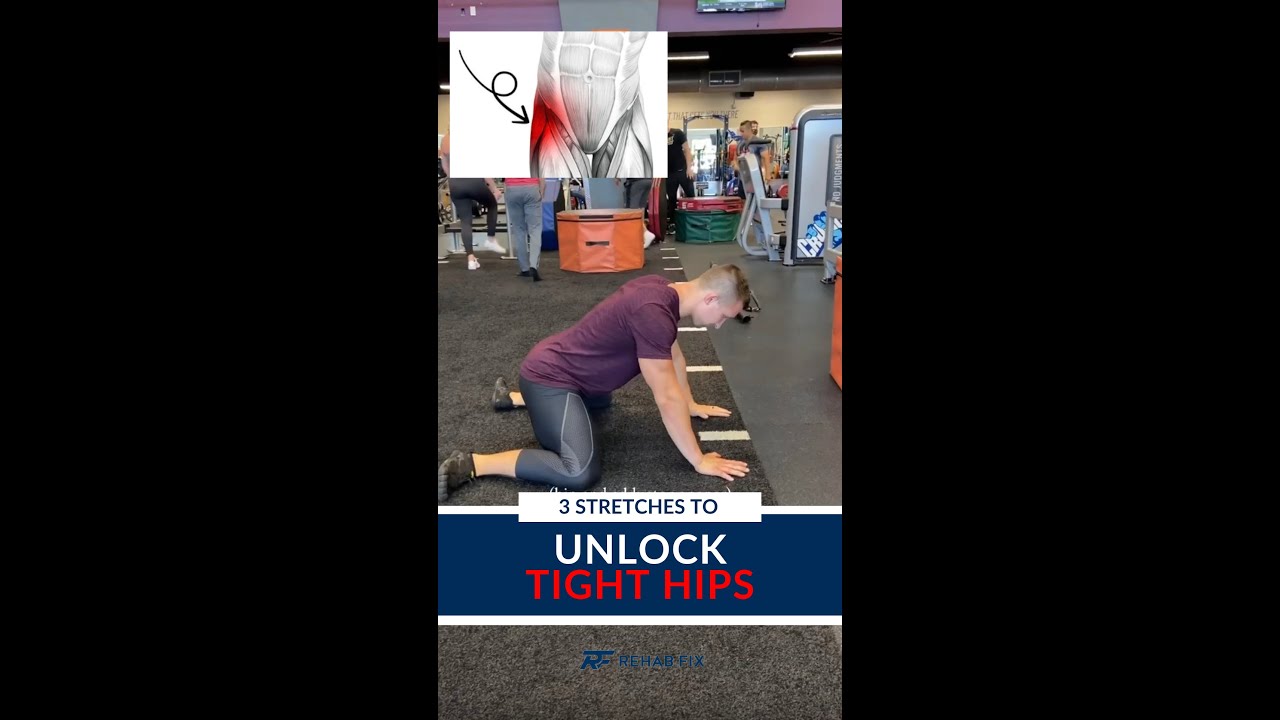 3 Stretches To Unlock Tight Hips - YouTube