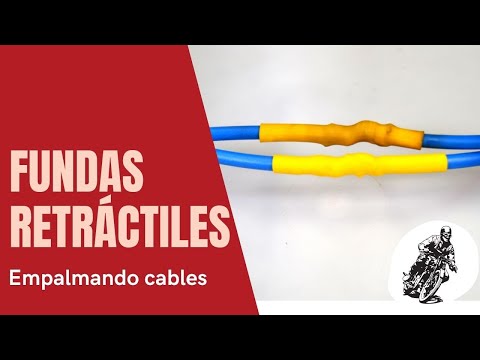 ¿Cómo empalmar un cable usando funda Termoretráctil o retráctil ?
