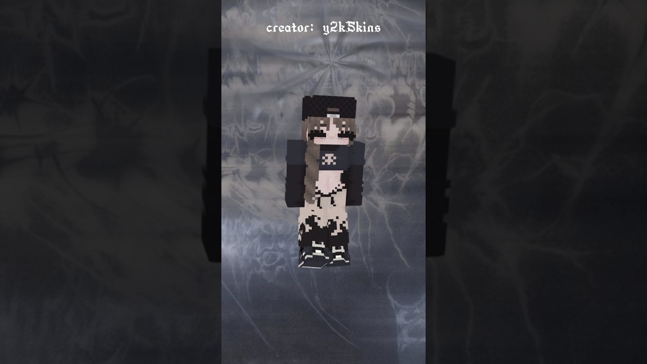 [ emo | goth | y2k ] aesthetic minecraft skins #minecraft #aestheticminecraftskins #mcskins #shorts
