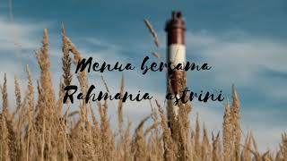 Lirik lagu menua bersama rahmania astrini