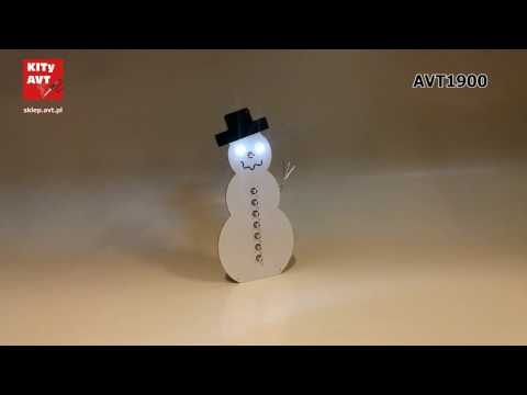AVT1900 - Animowany bałwanek LED