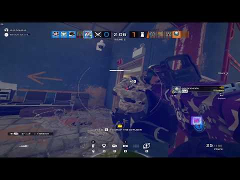 The most AGGRESSIVE CHAMPION!  Ranked Highlights - Rainbow Six Siege