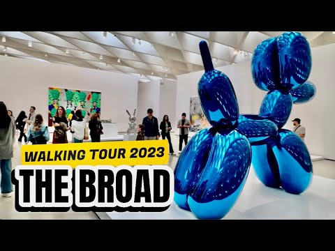 The BROAD 2023. Walking Tour. Los Angeles. LA Museums.