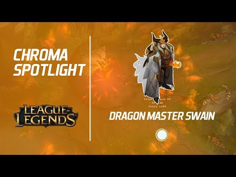 DRAGON MASTER SWAIN PEARL CHROMA SPOTLIGHT - LEAGUE OF LEGENDS