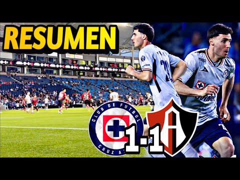 CRUZ AZUL 1-1 ATLAS RESUMEN DEL AMISTOSO POR CALIFORNIA - TOUR AZUL 2026