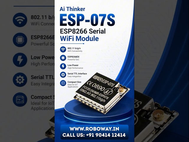 Vídeo relacionado con Yarryuter Módulo Serial ESP-12E ESP8266 Puerto Serial Completo 802.11B/G Wi-Fi SOC Módulo Portátil