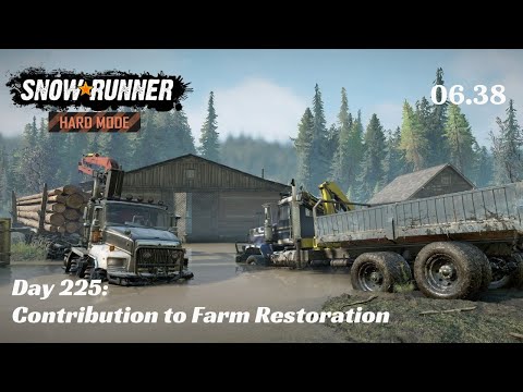 SnowRunner Hard Mode - R06 E38 - Contribution to Farm Restoration