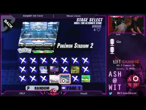 ORLY (Sonic, Bowser, Falcon) vs. Pooch (Ness, Samus) - PM Winner's Semis ASH@WIT 7/3/15
