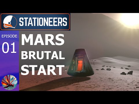 Mars BRUTAL start New Terrain- Stationeers Mars Season 2